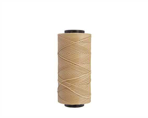 THREAD BRAIDED WAXED POLY 1MM BEIGE #107 100G SPOOL