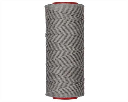 THREAD BRAIDED WAXED POLY 1MM GREY 100G SPOOL