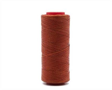 THREAD BRAIDED WAXED POLY 1MM ORANGE 100G SPOOL