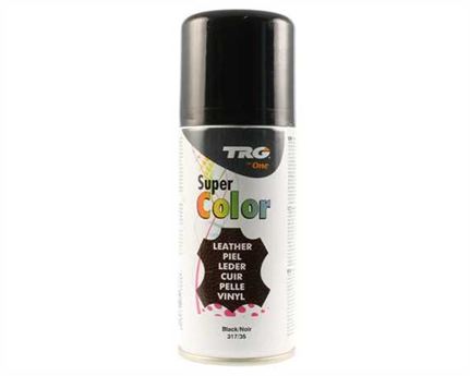 TRG SUPER COLOUR AEROSOL SPRAY 150ML BLACK 317