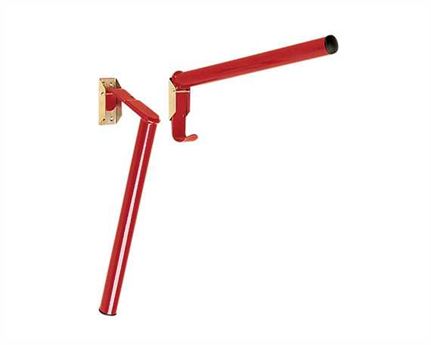 STUBBS POLE STYLE FOLDING SADDLE HOLDER RED