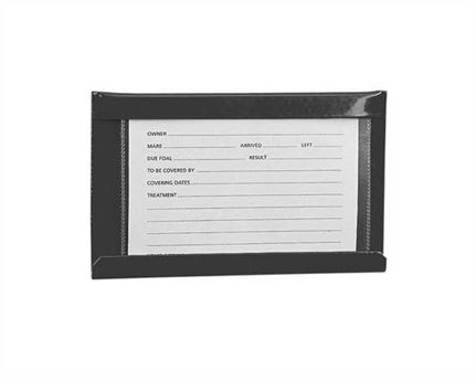 STUBBS LARGE STUD CARD HOLDER BLACK