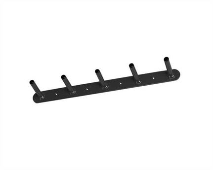 STUBBS GENERAL RACK 5 HOOK BLACK
