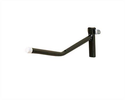 STUBBS REMOVABLE CLIP ON SADDLE RACK SINGLE ARM BLACK