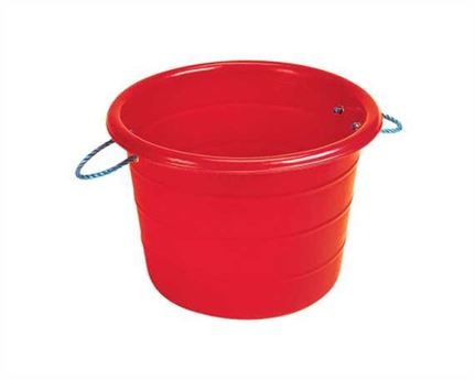 STUBBS JUMBO FEED/WATER BUCKET RED