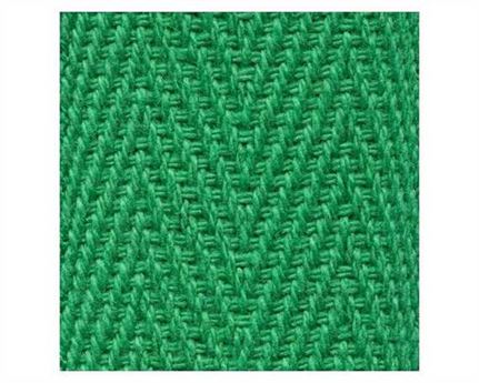 WEBBING BINDING COTTON (PER L/MTR) EMERALD 38MM