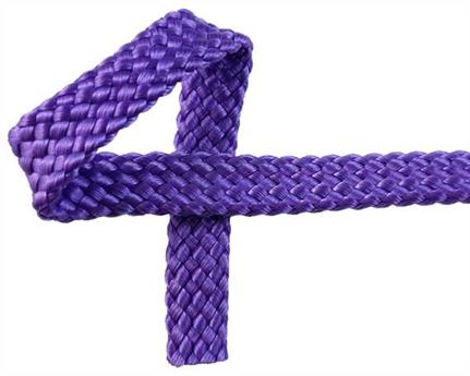 WEBBING DOG LEAD PURPLE 10MM (PER L/MTR)