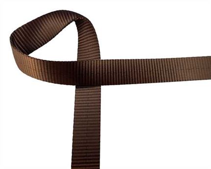 WEBBING HEAVY TRUCK (PER L/MTR) BROWN 35MM