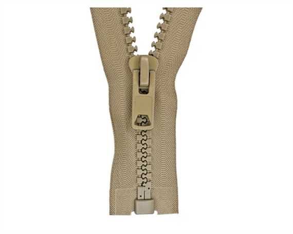 ZIP CLOSED END #10 NYLON COIL WHEAT TAPE 19 CM