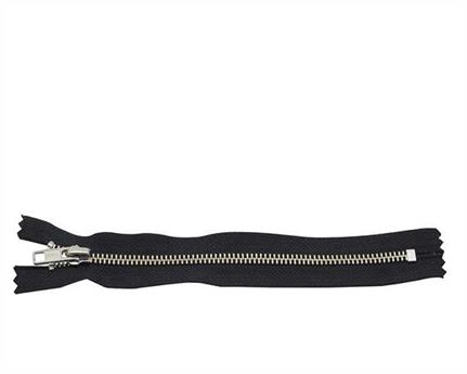 ZIP CLOSED END #5 NICKEL BLACK TAPE 60 CM