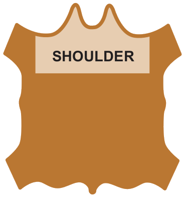 Leather double shoulder