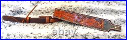 100% Full grain leather handcrafted gun sling