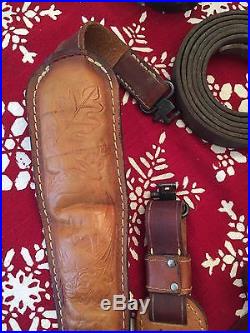 10 Vintage Leather Rifle Slings 1903 Garand Hunting Sling Lot Estate Remington