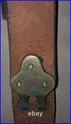 1918 HHB WW1 M1907 Hunter Leather Rifle Sling Springfield 1903