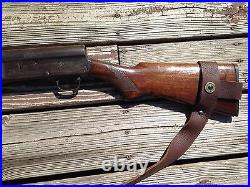 1 1/2 Wide NO DRILL Rifle Sling Henry Rifles. Brown Real Leather