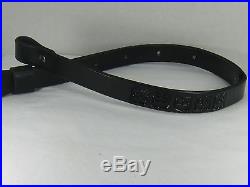 1 Handmade Genuine Leather Rifle Sling RUGER Black