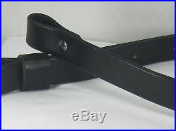 1 Handmade Genuine Leather Rifle Sling RUGER Black