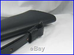 1 Handmade Genuine Leather Rifle Sling RUGER Black