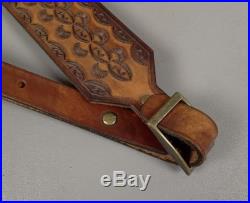 1 Inch Leather SPORTING SLING & KNIFE POUCH Fits Any Rifle or Shotgun Gun Parts