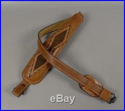 1 Inch Leather SPORTING SLING & SWIVELS Fits Any Rifle or Shotgun Gun Parts
