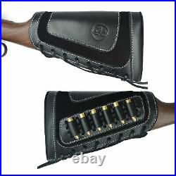 1 Set Leather Buttstock With Rifle Sling. 30-06.45-70.243.308 WIN 7MM REM