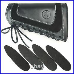 1 Set Leather Buttstock With Rifle Sling. 30-06.45-70.243.308 WIN 7MM REM