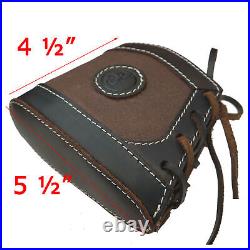 1 Set Leather Slip On Recoil Pad with Gun Sling For. 357.30-30.308.22lr 12GA