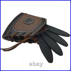 1 Set Leather Slip On Recoil Pad with Gun Sling For. 357.30-30.308.22lr 12GA