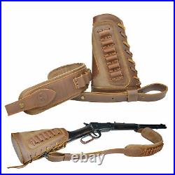 1 Set Rifle Buttstock with Shotgun Sling For. 308.30-06.45-70.40-65 22-250