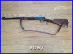 1 Wide NO DRILL Rifle Sling For Henry Rifles. Light Brown Leather