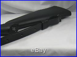 1 inch wide Handmade Genuine Leather Rifle Sling REMINGTON Black