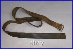 (2) Authentic WW2 German Czech VZ24 K98 Mauser Leather Rifle Slings Dated 1937