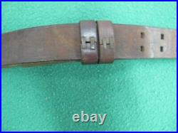 2 Leather Rifle Slings And 1 Leather Belt