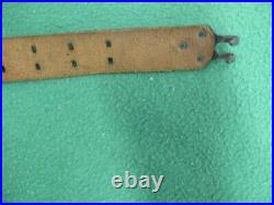 2 Leather Rifle Slings And 1 Leather Belt