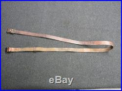 98K MAUSER RIFLE LEATHER SLING-COMPLETE-NICE CONDITION
