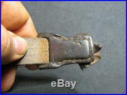 98K MAUSER RIFLE LEATHER SLING-COMPLETE-NICE CONDITION