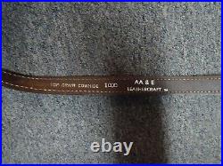AA&E 1000 Leathercraft Tooled Deer Rifle Sling WithSwivels