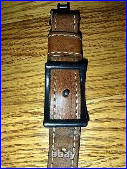 AA & E Leathercraft Cobra Style Rifle Sling 1000 Whitetail Deer Acorn Padded