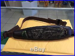 ALLEN LEATHER/CAMO RIFLE SLING WITH SWIVELS