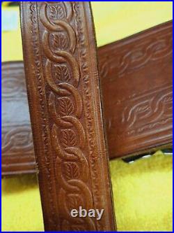 AL FREELAND Vintage Leather Cuff Sling For Competition Shooting