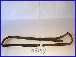 AUTHENTIC US ARMY WWI M-1907 LEATHER SLING FOR A SPRINGFIELD OR GARAND RIFLE