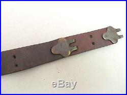 AUTHENTIC WWII US M1907 LEATHER SLING FOR THE M1903/1903A3 SPRINGFIELD RIFLE