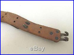 AUTHENTIC WWII US M1907 LEATHER SLING FOR THE M1903/1903A3 SPRINGFIELD RIFLE