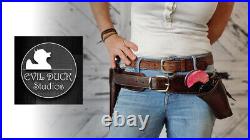 Adjustable Rustic Leather Rifle Sling For Rifles, Made in the USA