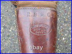 An Antique Leather & Material Gun Case c1910/20s
