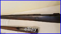 Argentine Mauser 1909 Large Ring M98 7.65X53 Wood Stock Set & Leather Sling