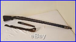 Argentine Mauser 1909 Large Ring M98 7.65X53 Wood Stock Set & Leather Sling