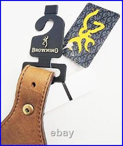 BROWNING Barbed Wire LEATHER Sling NEW with Tags includes Free Shipping