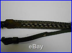BROWNING HORSE HAIR & LEATHER RIFLE SLING TIMBER WITH SWIVELS