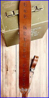 Bad Mother Rifle Sling Pulp Fiction American Handmade Leather Rifle Sling